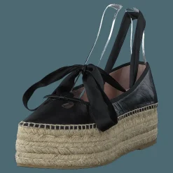 Marc Jacobs The Mouse Platform Espadrille Black Beige Hot