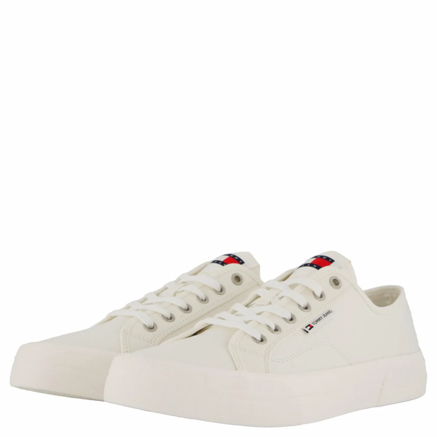 Tommy Hilfiger Tjm Lace Up Canvas Color Vit Sale