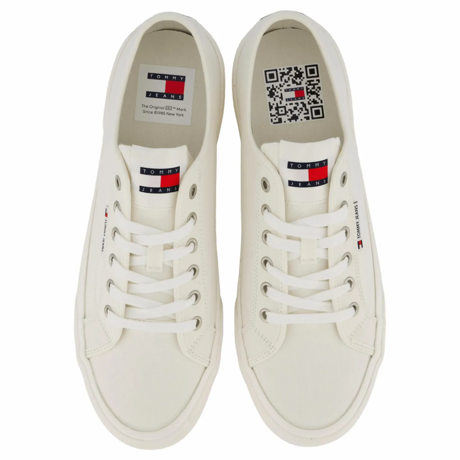 Tommy Hilfiger Tjm Lace Up Canvas Color Vit Sale