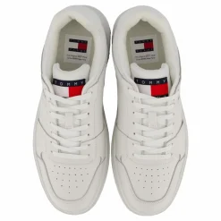 Tommy Hilfiger Tjm Leather Cupsole 2.0 Vit Sale