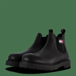 Tommy Hilfiger Tjm Napa Leather Black Svart Hot