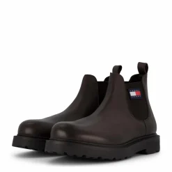 Tommy Hilfiger Tjm Napa Leather Brown Svart Discount