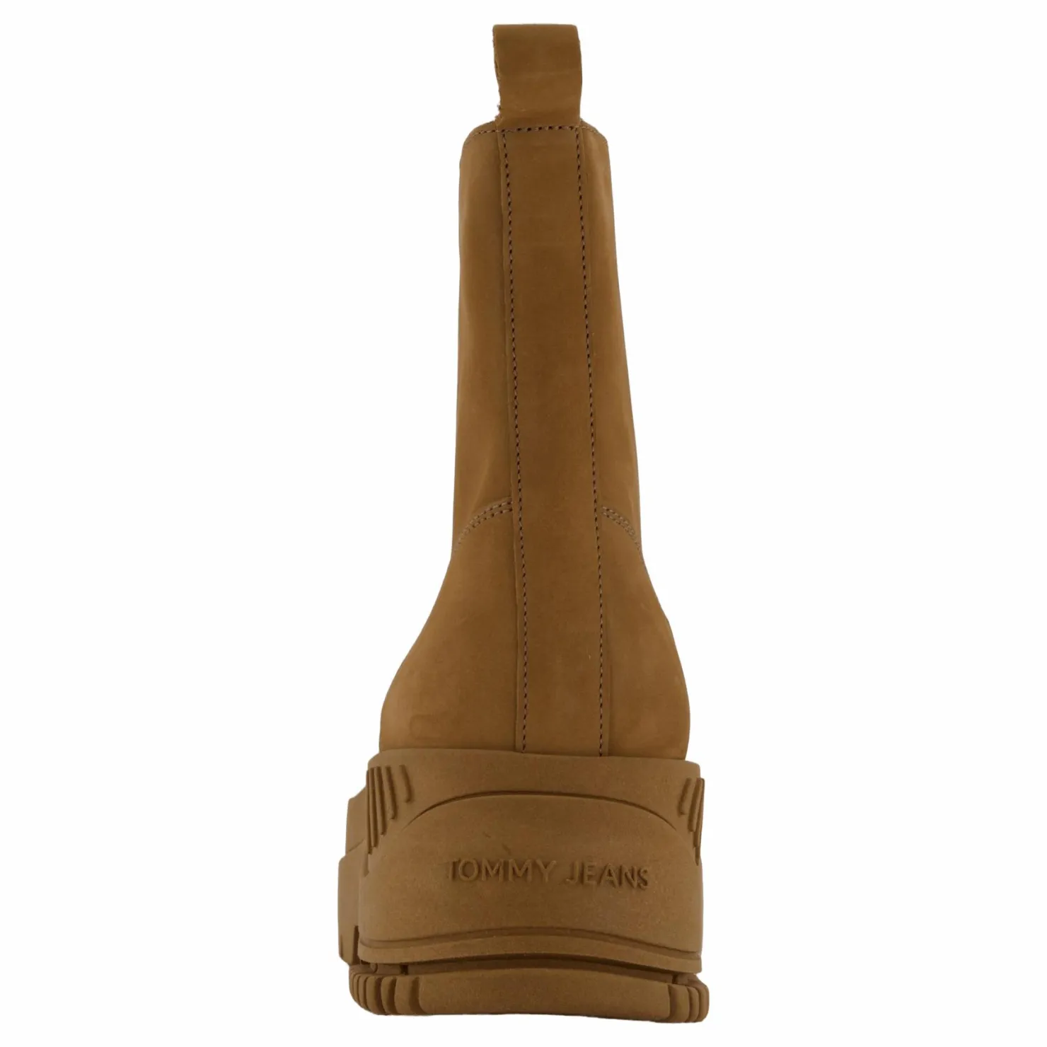 Tommy Hilfiger Tjw Zip Up Flatform Nubuck Bo Light Sepia Brown Brun Outlet