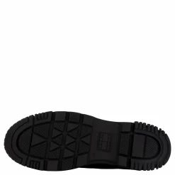 Tommy Hilfiger Tjw Zip Up Flatform Nubuck Bo Black Svart