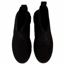 Tommy Hilfiger Tjw Zip Up Flatform Nubuck Bo Black Svart
