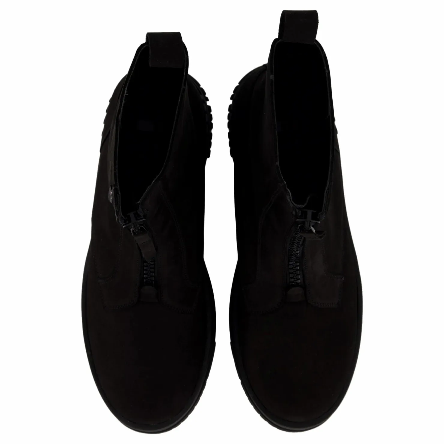 Tommy Hilfiger Tjw Zip Up Flatform Nubuck Bo Black Svart