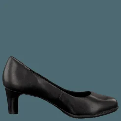 Rockport Total Motion 60Mm Heel Black Burn Calf Svart Clearance