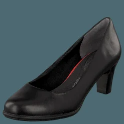 Rockport Total Motion 60Mm Heel Black Burn Calf Svart Clearance