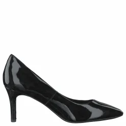 Rockport Total Motion  75Mm Pointy Pump Black Patent Svart Hot