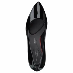 Rockport Total Motion  75Mm Pointy Pump Black Patent Svart Hot