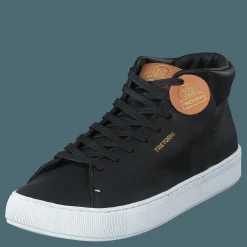 Tretorn Tournament Leather Hi Wp Black/white Svart Clearance