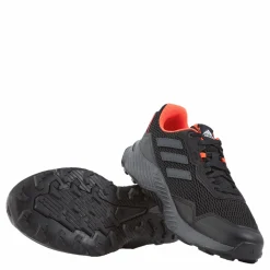 adidas Tracefinder Trail Running Shoes Core Black / Grey Six / Solar Red Svart Best
