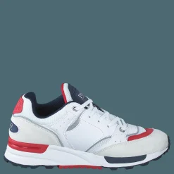Polo Ralph Lauren Trackster 200 Sneaker Grey / Navy / White / Red Vit New