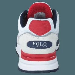 Polo Ralph Lauren Trackster 200 Sneaker Grey / Navy / White / Red Vit New