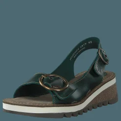 Fly London Tram 2 Bridle-petrol Brun Sale