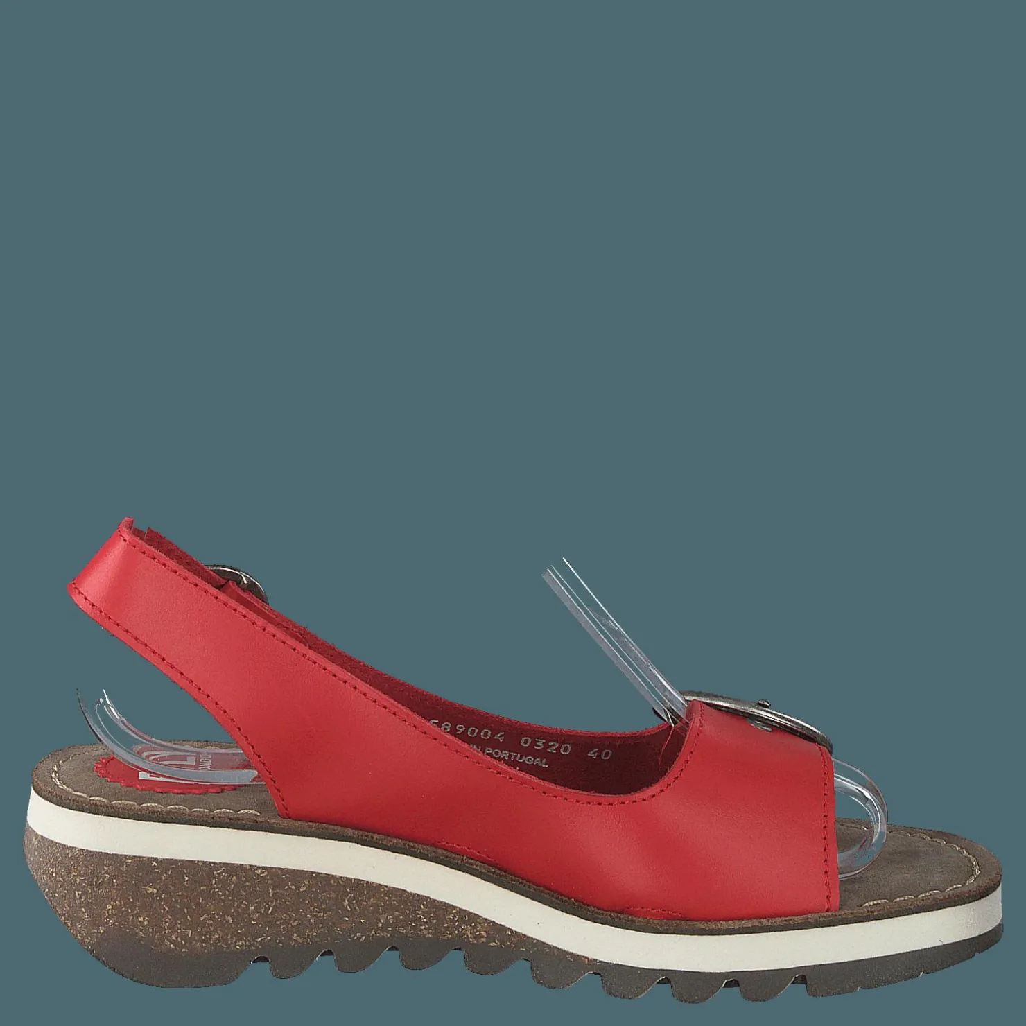Fly London Tram 2 Bridle-scarlet Röd Discount