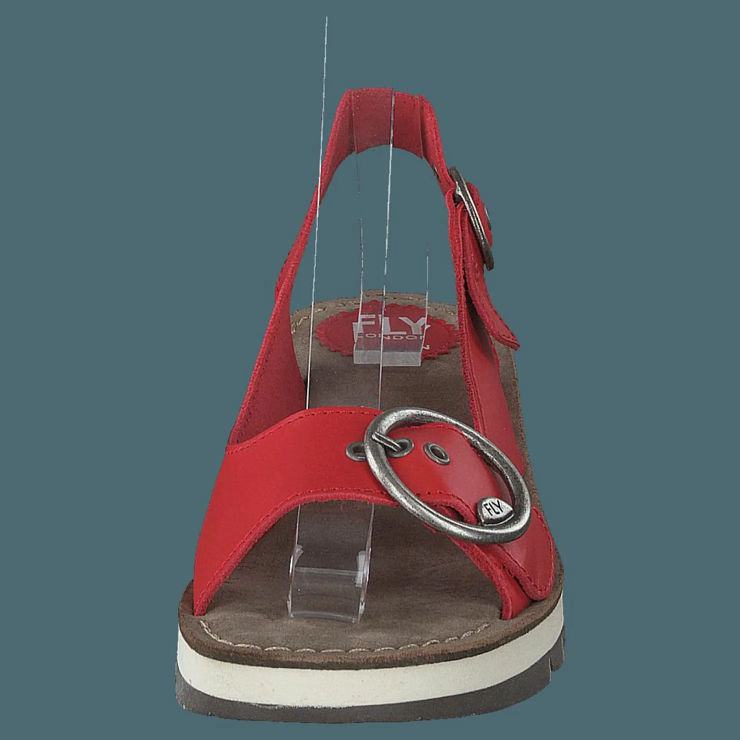 Fly London Tram 2 Bridle-scarlet Röd Discount