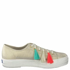 Keds Triple Kick Tassle Natural / Gold Guld och Beige