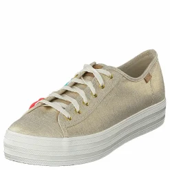 Keds Triple Kick Tassle Natural / Gold Guld och Beige