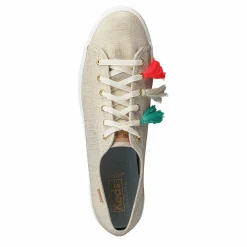 Keds Triple Kick Tassle Natural / Gold Guld och Beige