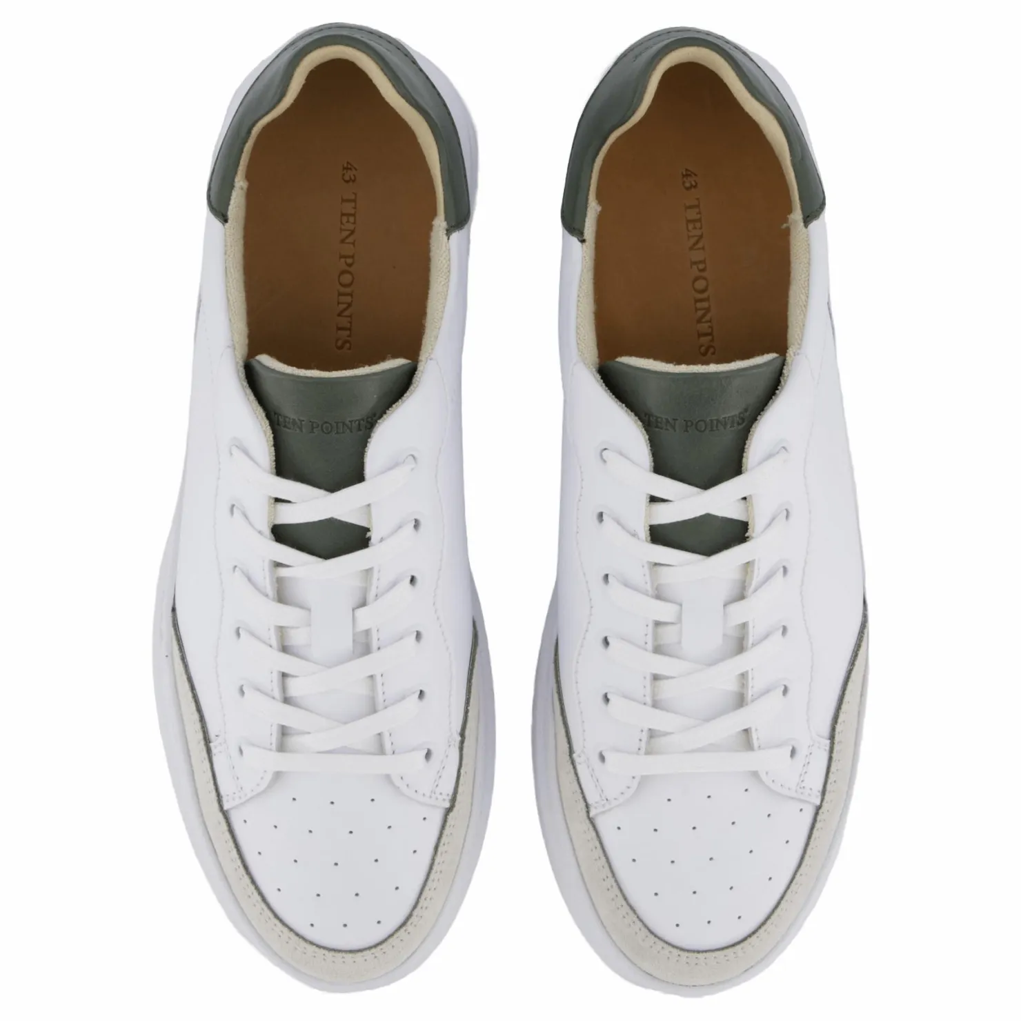 Ten Points Tristan Sneaker Vit Hot