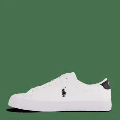 Polo Ralph Lauren Tumbled Leather White / Black Vit Hot
