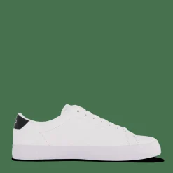 Polo Ralph Lauren Tumbled Leather White / Black Vit Hot
