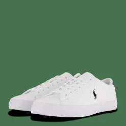 Polo Ralph Lauren Tumbled Leather White / Black Vit Hot