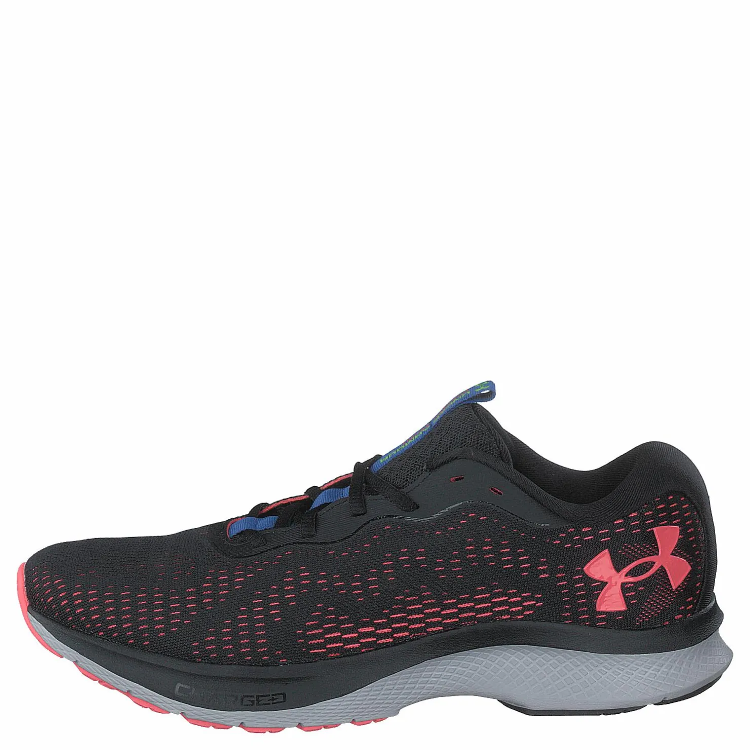 Under Armour Ua W Charged Bandit 7 Black/halo Grey/brilliance Blå Hot