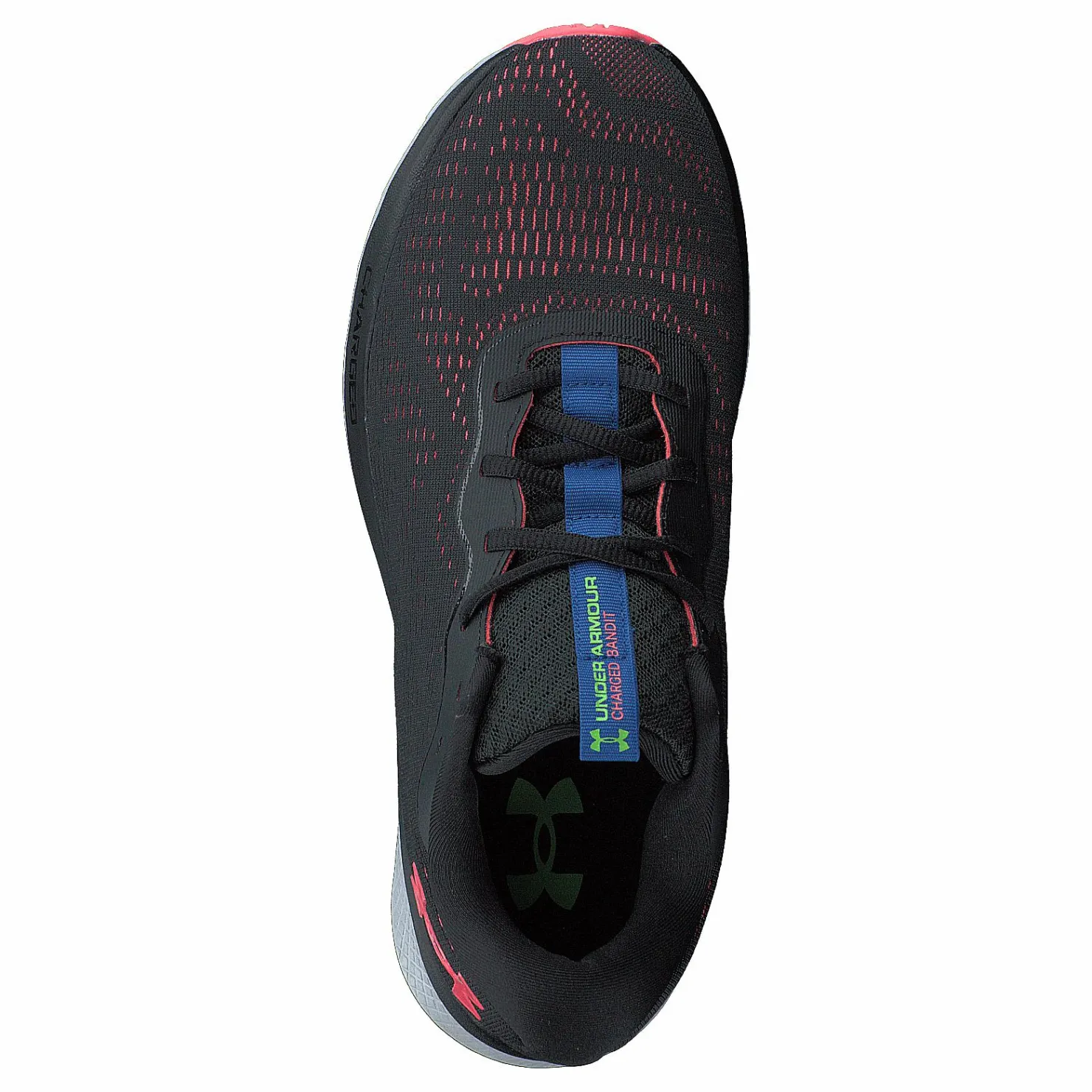Under Armour Ua W Charged Bandit 7 Black/halo Grey/brilliance Blå Hot