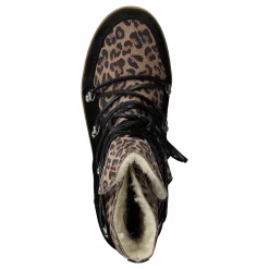 Pavement Uma Wool Leopard Suede Brun och Svart Clearance