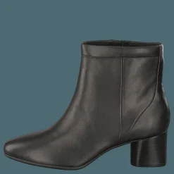 Clarks Un Cosmo Up Black Leather Grå
