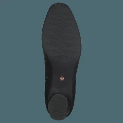 Clarks Un Cosmo Up Black Leather Grå
