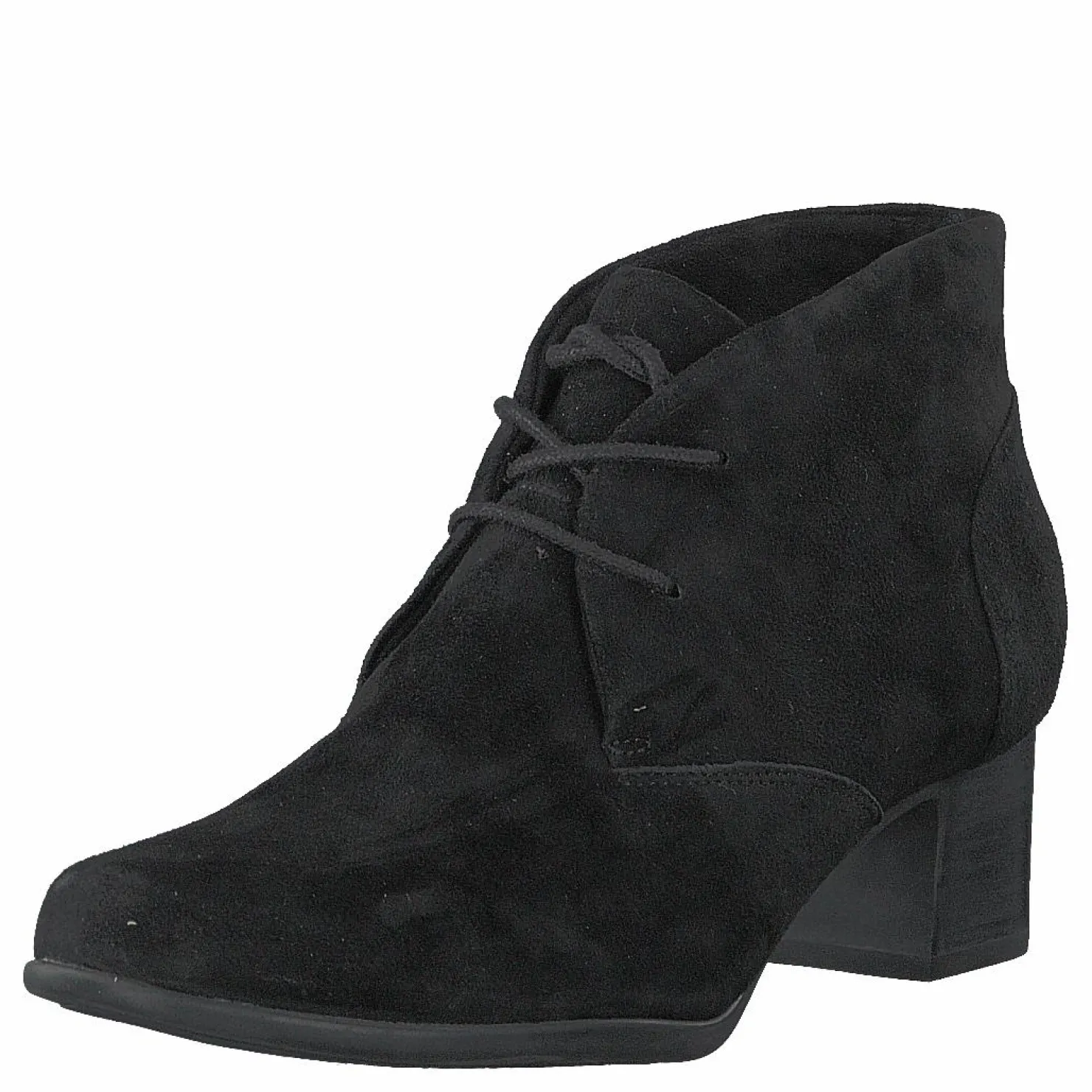 Clarks Un Damson Tie Black Suede Svart Best