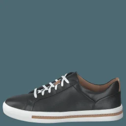 Clarks Un Maui Lace Black Leather Grå Best