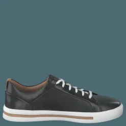 Clarks Un Maui Lace Black Leather Grå Best