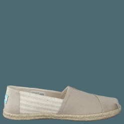 Toms University Stripe Organic Cott Tan Beige Online