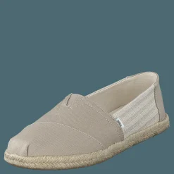 Toms University Stripe Organic Cott Tan Beige Online
