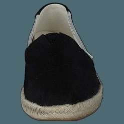 Toms University Stripe Organic Cott Black Brun Clearance