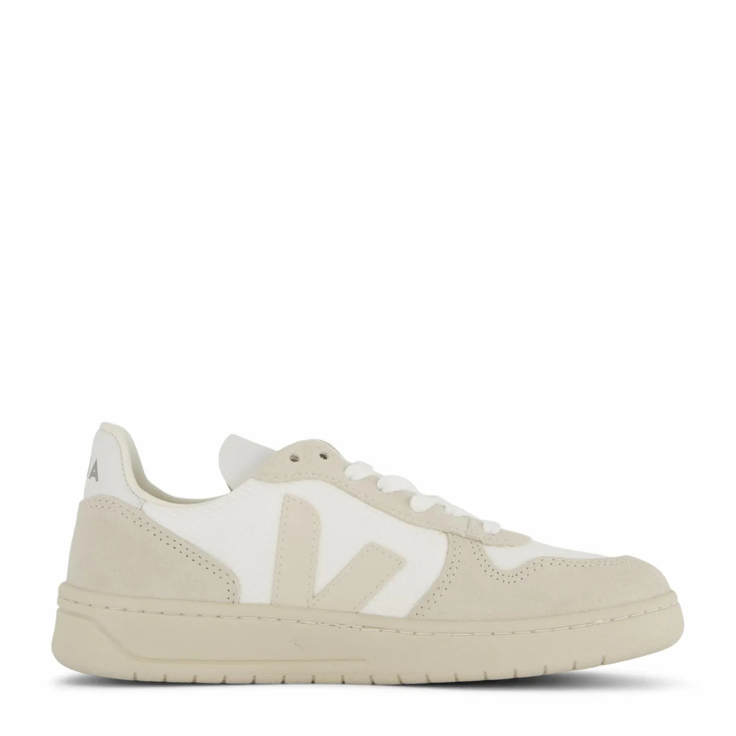 Veja V-10 B Mesh White Natural Pierre Vit Hot