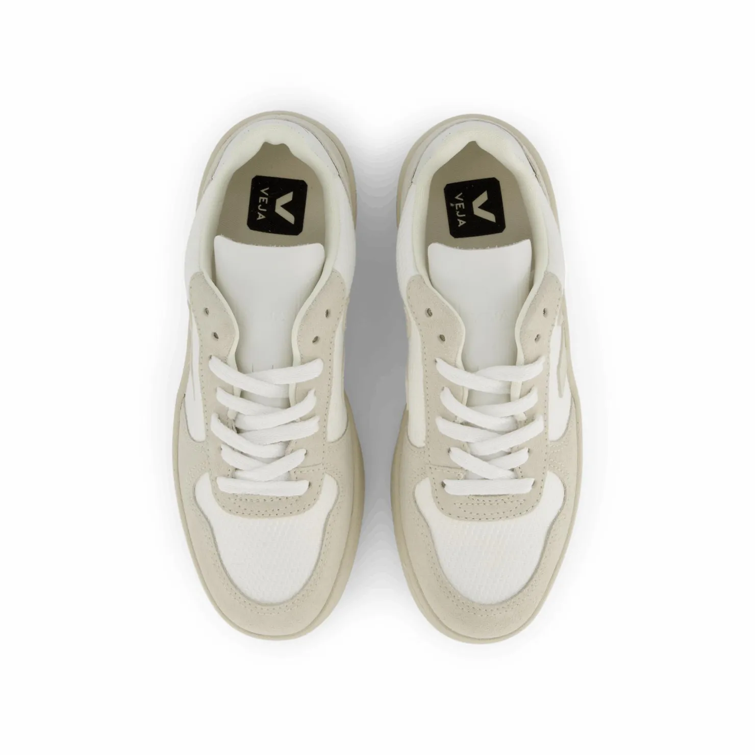 Veja V-10 B Mesh White Natural Pierre Vit Hot