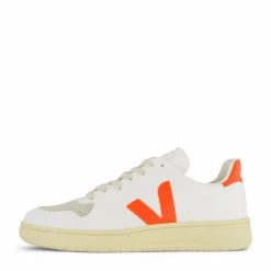 Veja V-10 Cwl White Orange Fluo Vit New