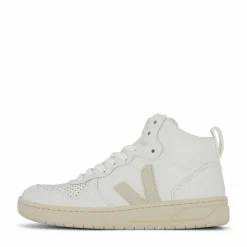 Veja V-15 Leather Extra White Natural Vit Outlet