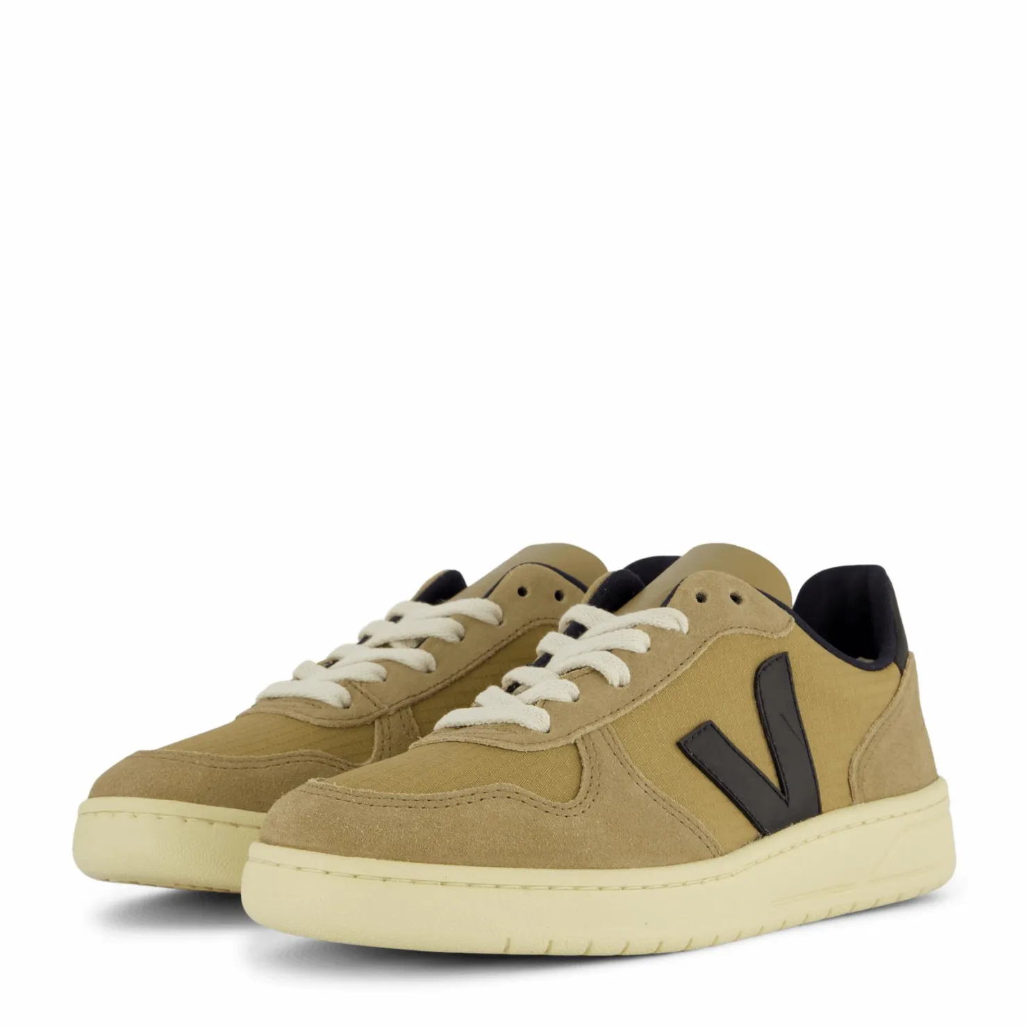 Veja V-10 Ripstop Dune Black Beige Sale