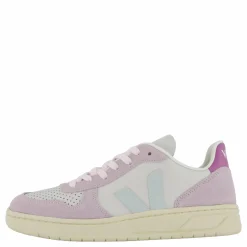 Veja V-10 V-10 Leath Gravel_menthol_parm Lila Hot