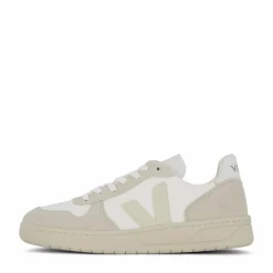 Veja V-10 White Natural Pierre Vit och Beige Hot