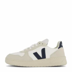 Veja V-10 White Nautico Vit och Beige Best