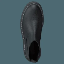 Steve Madden Veerly Black Leather Svart Clearance