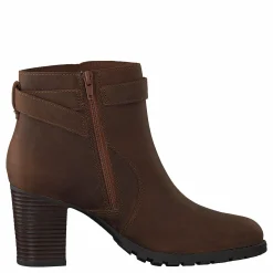 Clarks Verona Lark Dark Tan Leather Brun Outlet