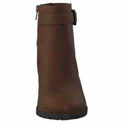 Clarks Verona Lark Dark Tan Leather Brun Outlet